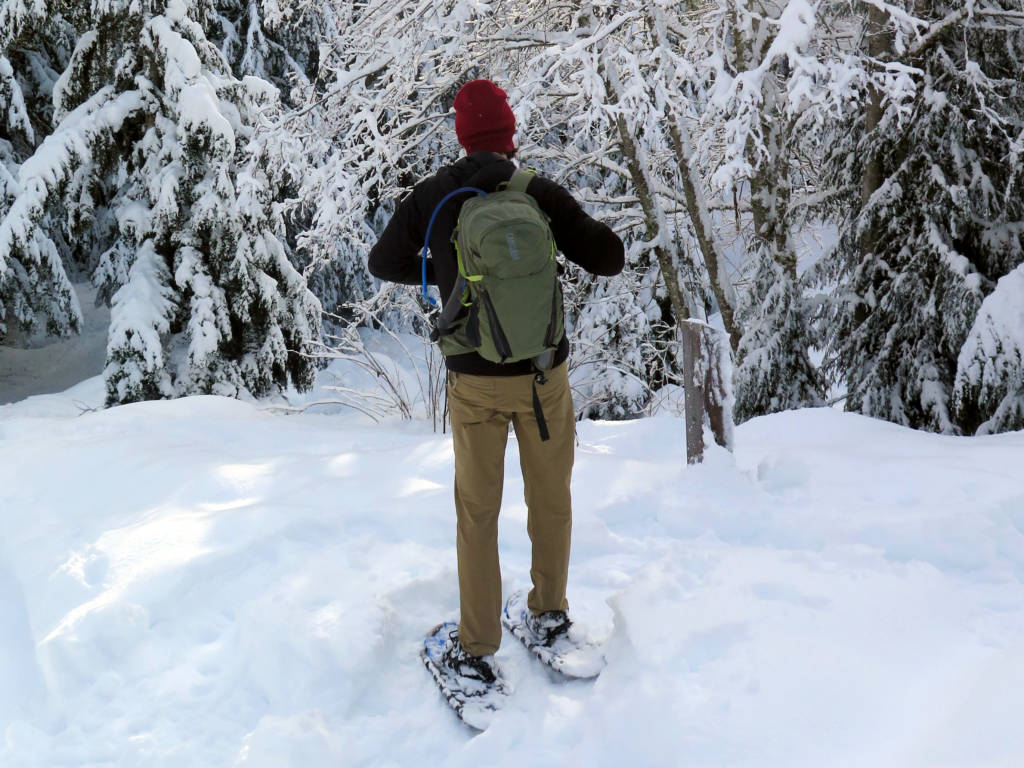 What are people wearing for winter hiking/snowshoeing pants